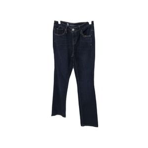 Womans Mossimo 2R Curvy Bootcut Premium Denim Blue Jeans Mid Rise 5 Pocket